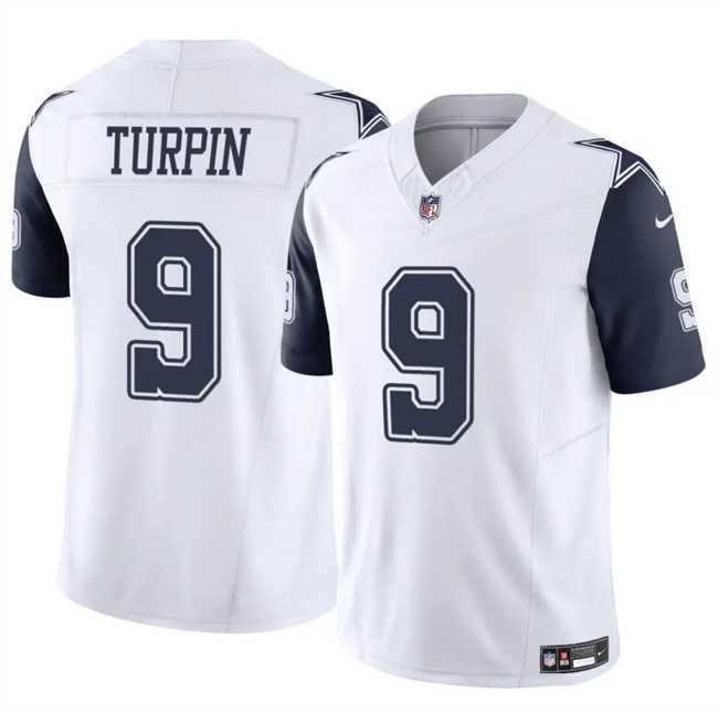 Men & Women & Youth Dallas Cowboys #9 KaVontae Turpin White 2023 F.U.S.E Vapor Untouchable Limited Stitched Jersey,We sell and wholesale Men & Women & Youth Dallas Cowboys #9 KaVontae Turpin White 2023 F.U.S.E Vapor Untouchable Limited Stitched Jersey on line form chian!